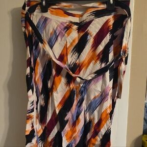 DKNY Multicolor Maxi Skirt